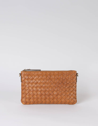 Cognac Woven Classic Leather - Lexi