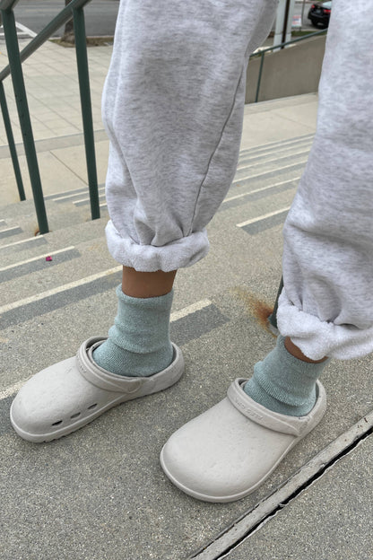 Cloud Socks: Ecru