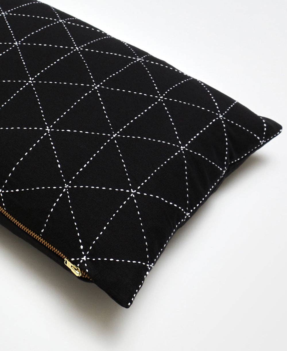 Small Graph Throw Pillow: Spruce