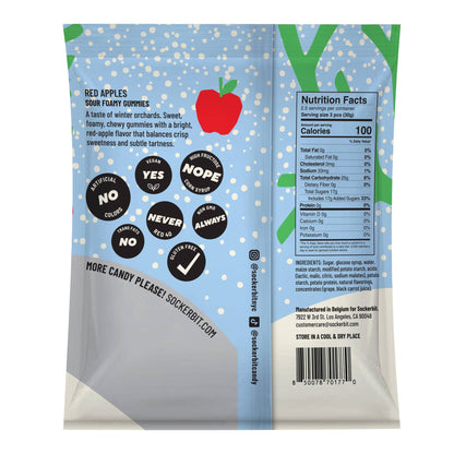 Sockerbit - FIZZY FROSTED APPLES Swedish Candy 2.8oz Holiday Collection