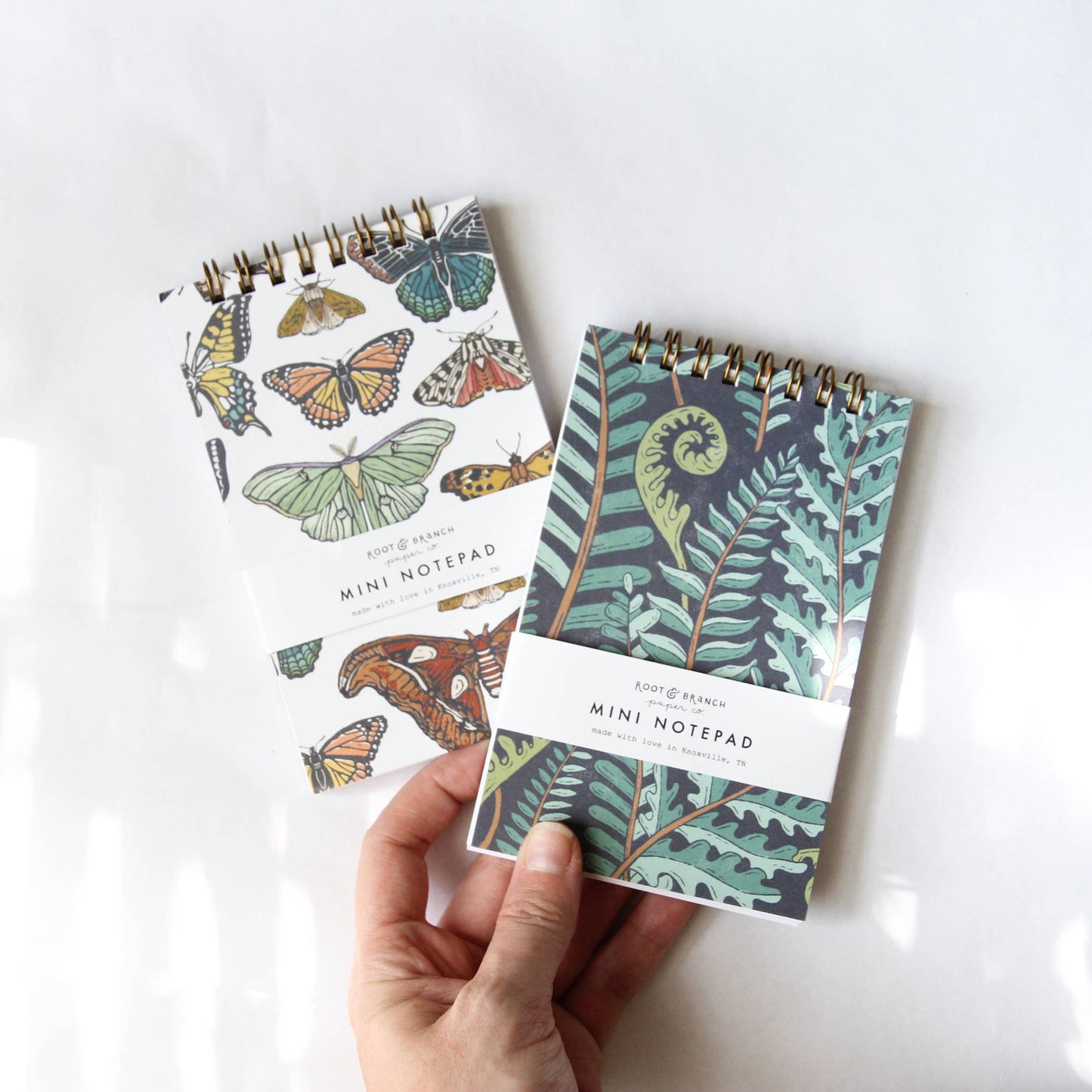 Root & Branch Paper Co. - Forest Fern Mini Spiral Notepad