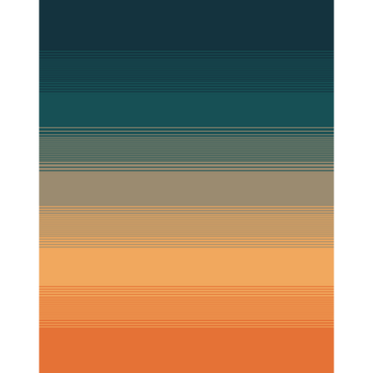Aloha Ombré Throw Blanket