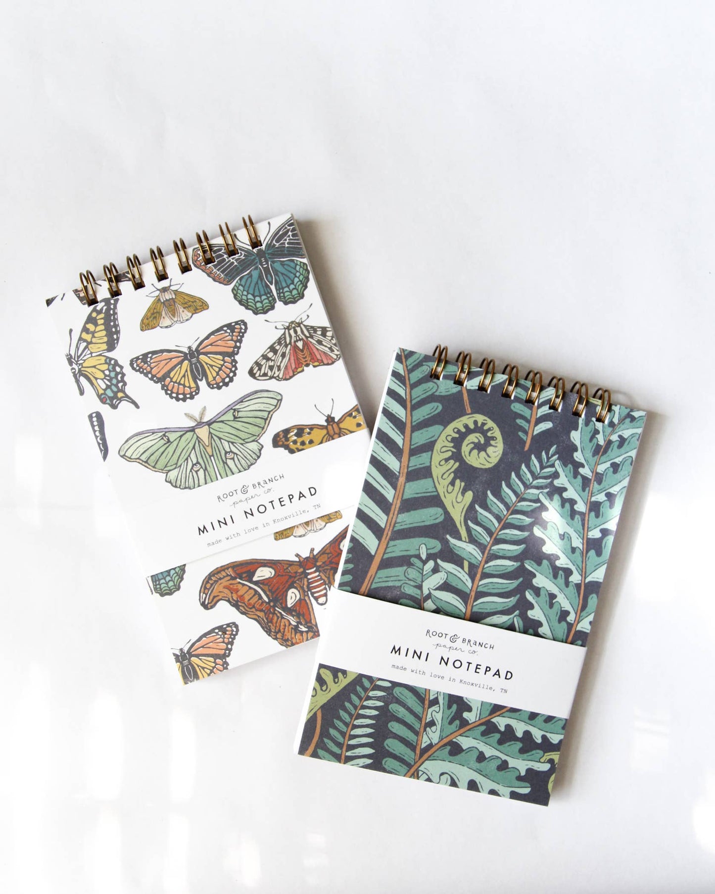 Root & Branch Paper Co. - Forest Fern Mini Spiral Notepad