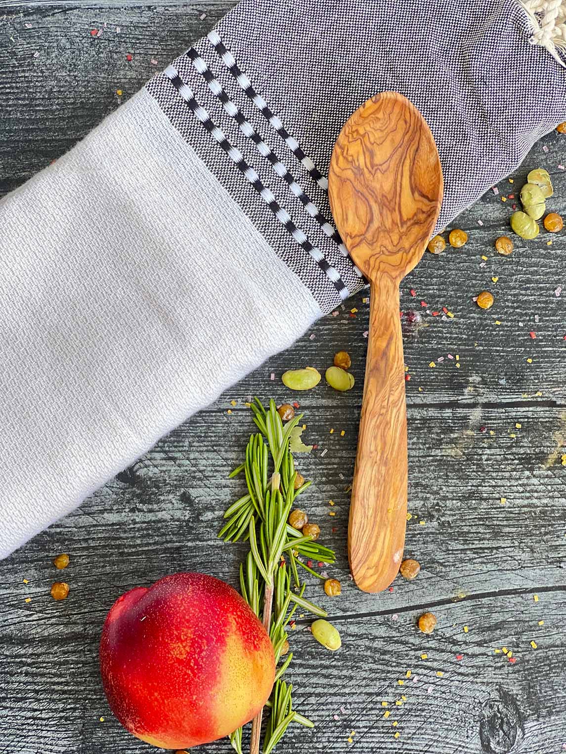 Olive Wood Appetizer Spoon