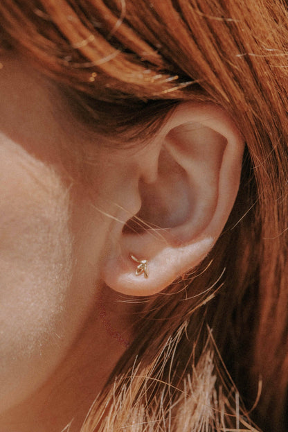 Sprout Stud Earrings