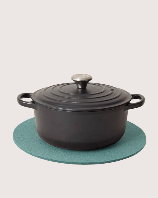Merino Wool 12" Trivet - Spruce