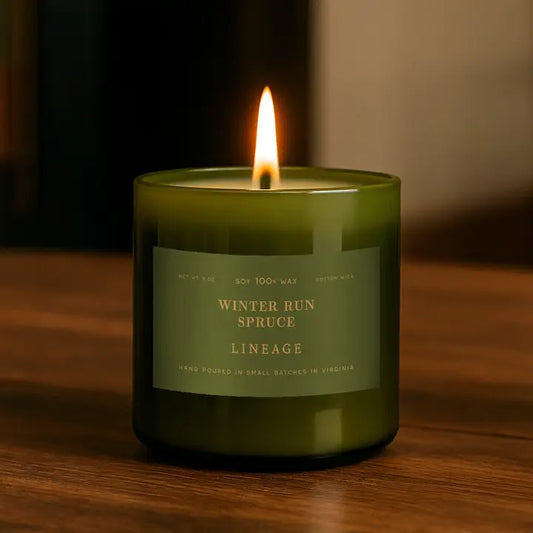 Winter Run Spruce Candle