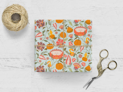 Pumpkin Garden Wrapping Paper