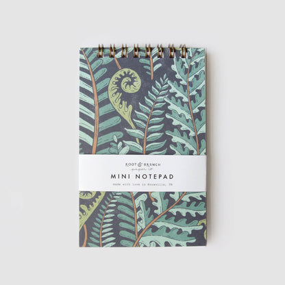 Root & Branch Paper Co. - Forest Fern Mini Spiral Notepad