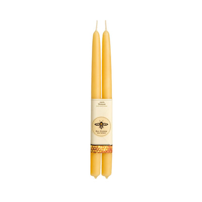 100% Pure Beeswax Tapers: Moss / Standard (12" x 7/8")