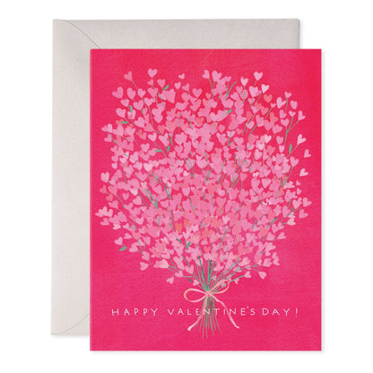 Bouquet of Hearts Blank Greeting Card