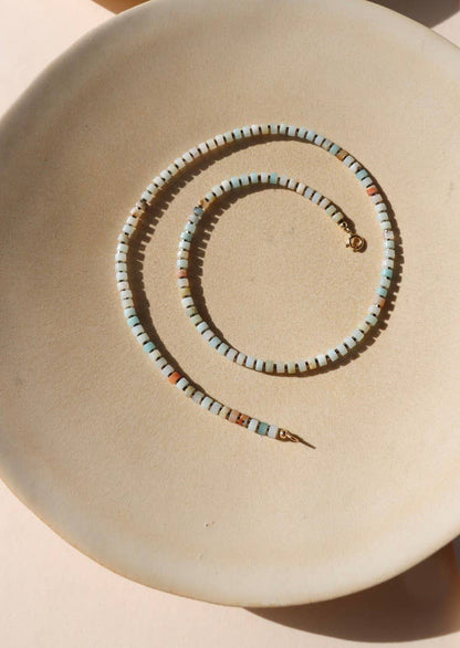Skyline Beaded Necklace I 14k Gold Fill