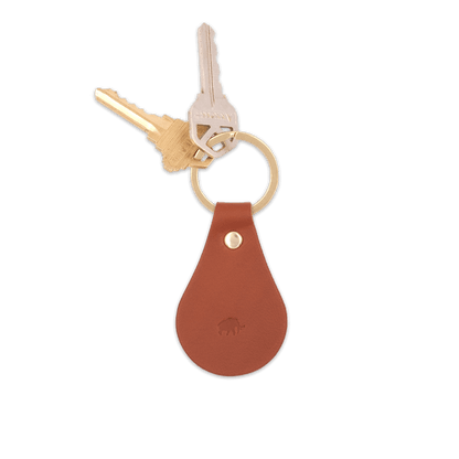 Woolly Made - Tab Keychain: Black