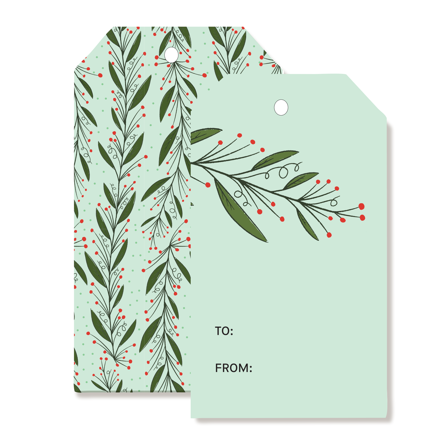 Under the Mistletoe Gift Tags