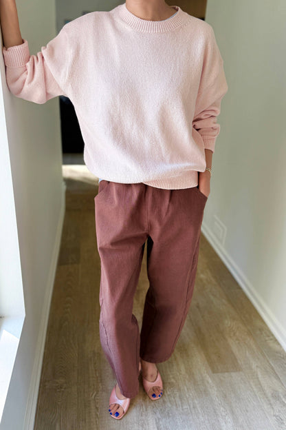 Rosé Milo Cotton Sweater