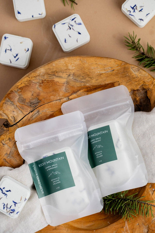 Botanical Shower Steamers - Juniper Spruce Peppermint