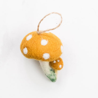 Felt Mushrooms Ornament
