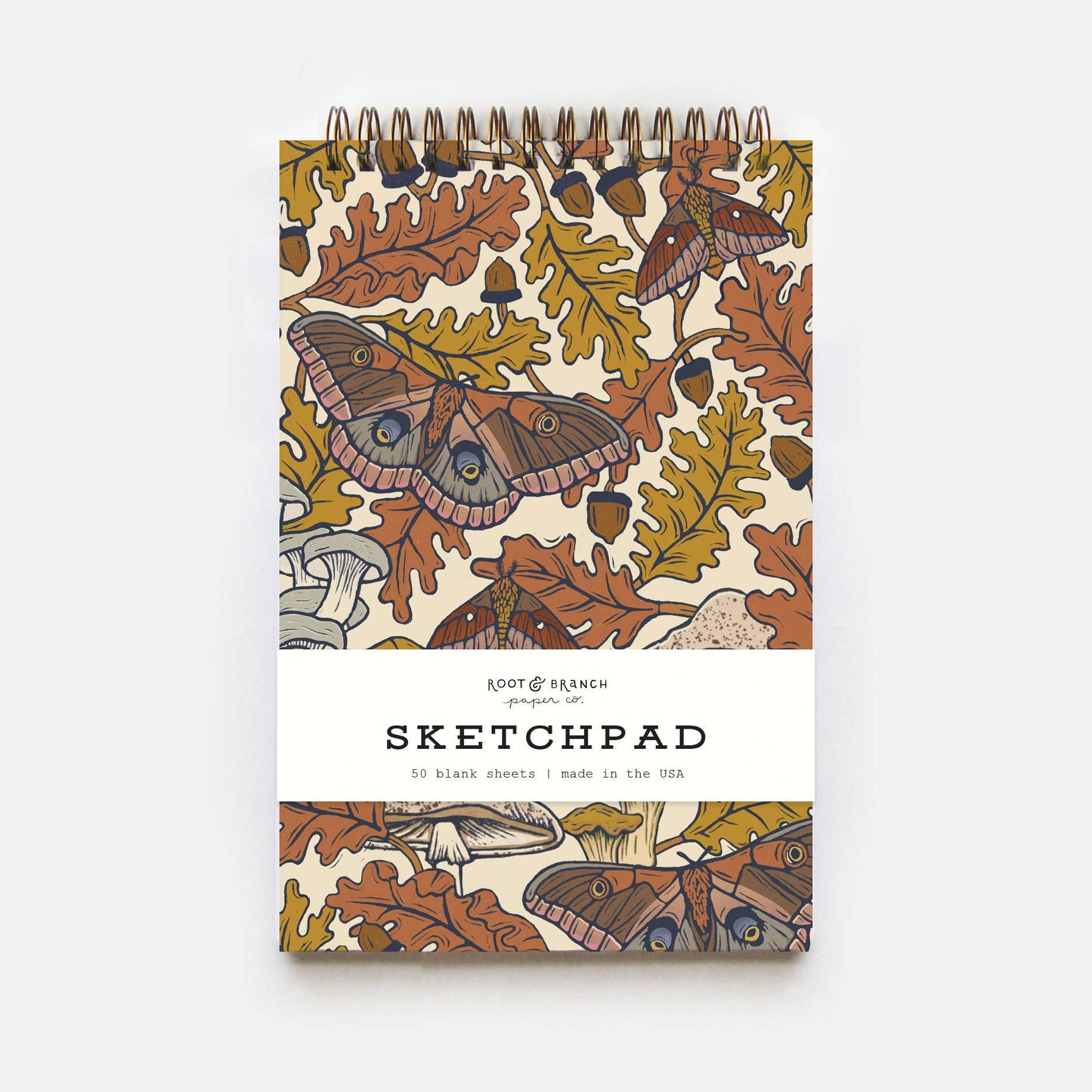 Root & Branch Paper Co. - White Oak Spiral Bound Sketchpad