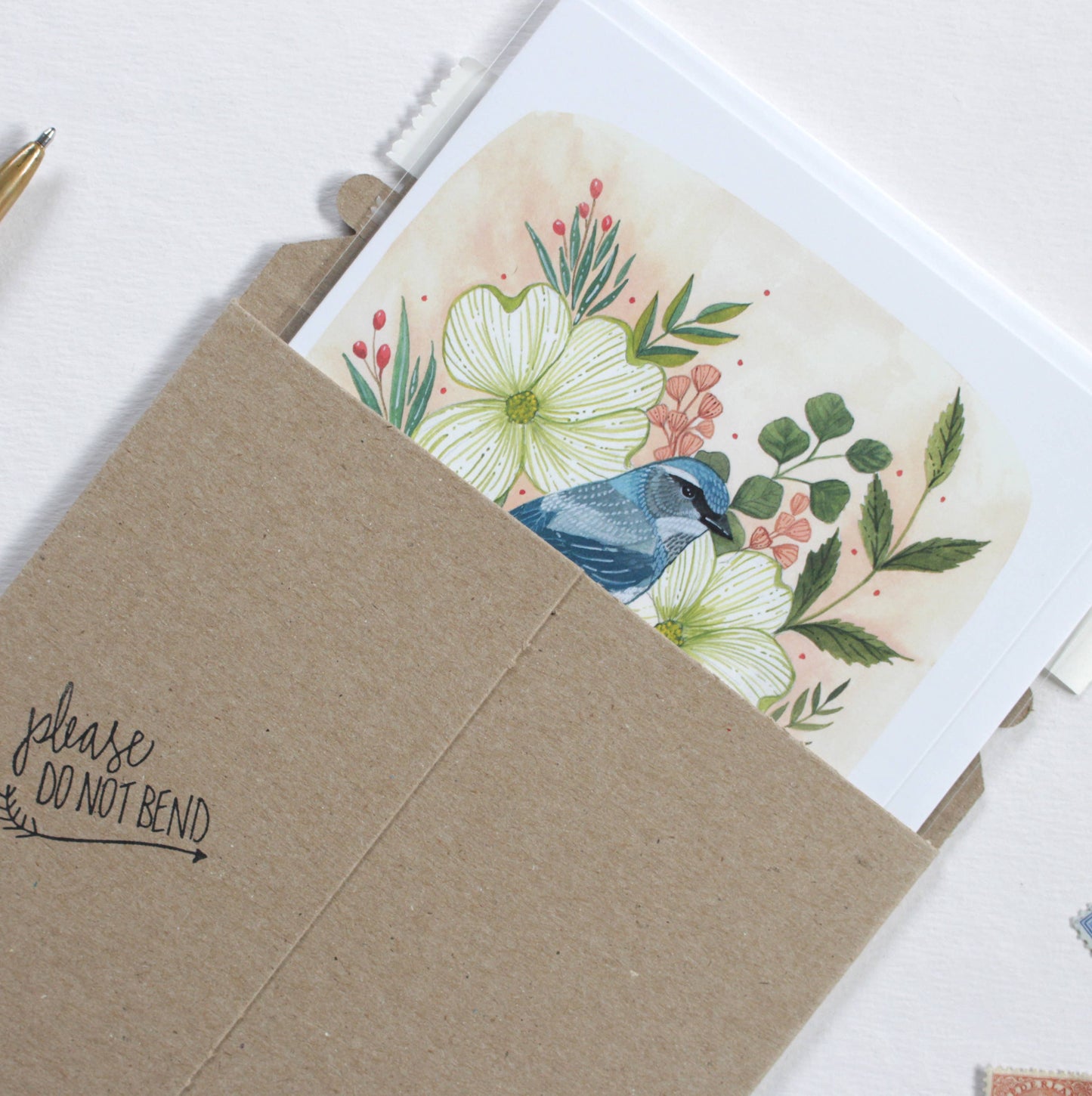 Greeting Card Blank - Scrub Jay