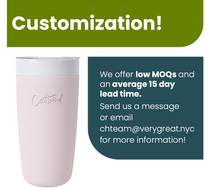 Ceramic Stainless Steel Tumbler: Terrazzo Cream