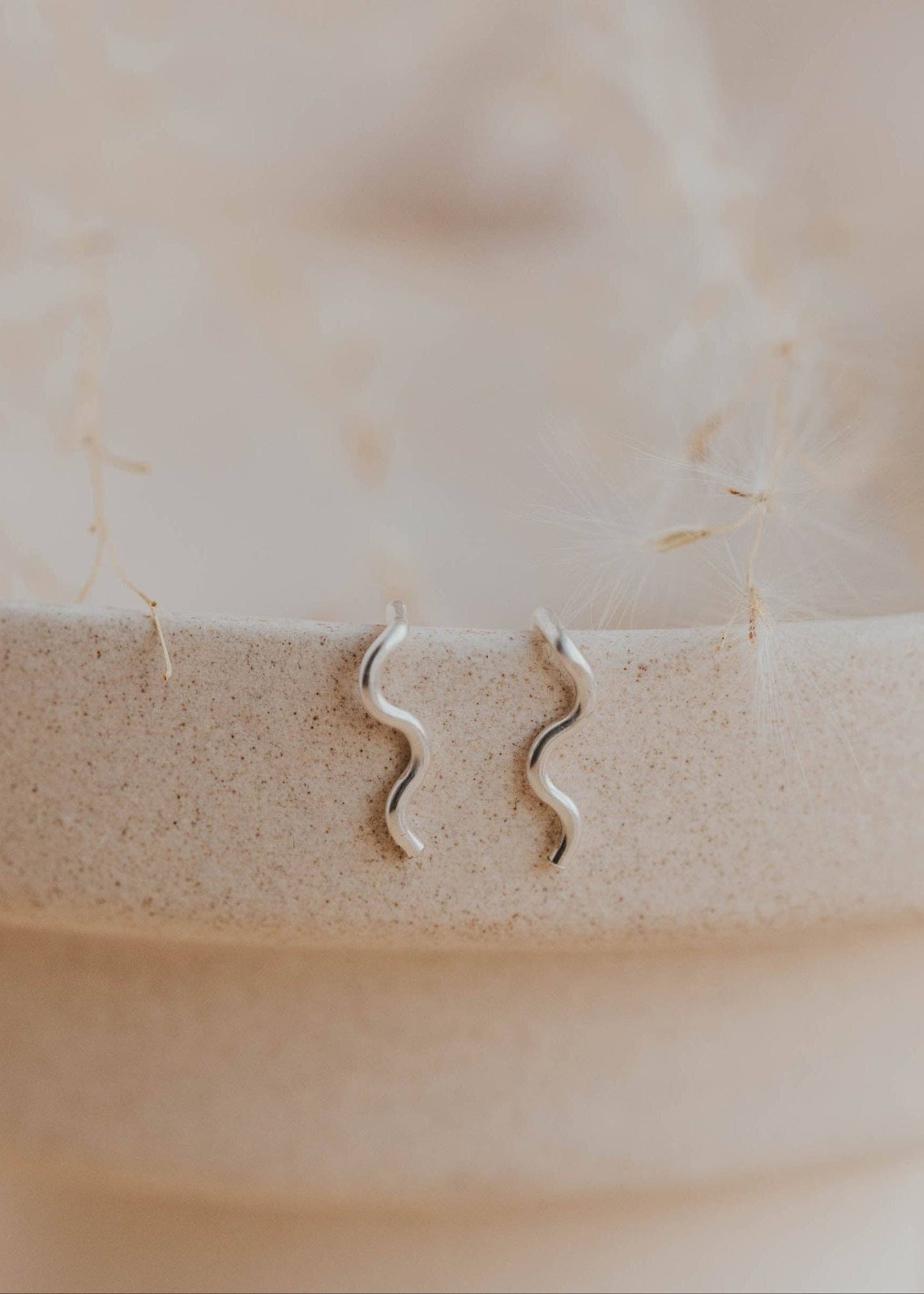 Tiny Wave Ear Climbers 14kt Gold Fill