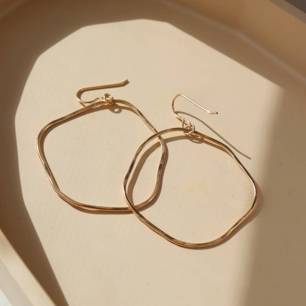 Form Hoops: 14k Gold Fill