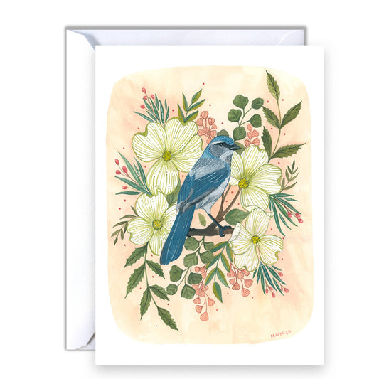 Greeting Card Blank - Scrub Jay