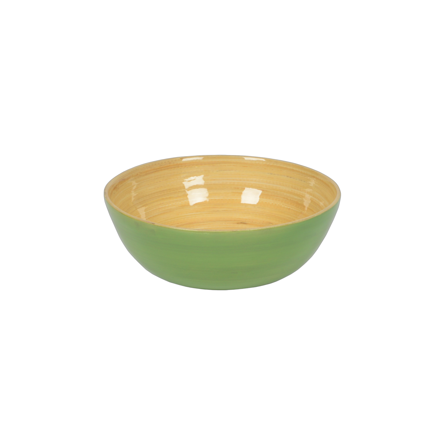 Bamboo Salad Bowl: Dark Green