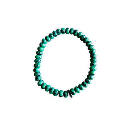 Market and King - Candy Stretch Bracelets: Red Jade