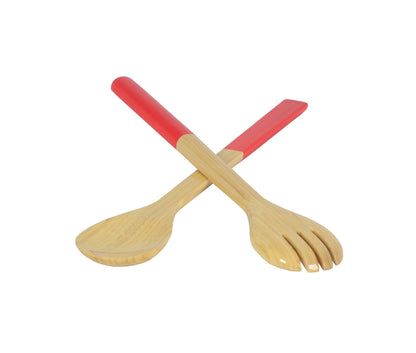 Large Bamboo Server Set: Red