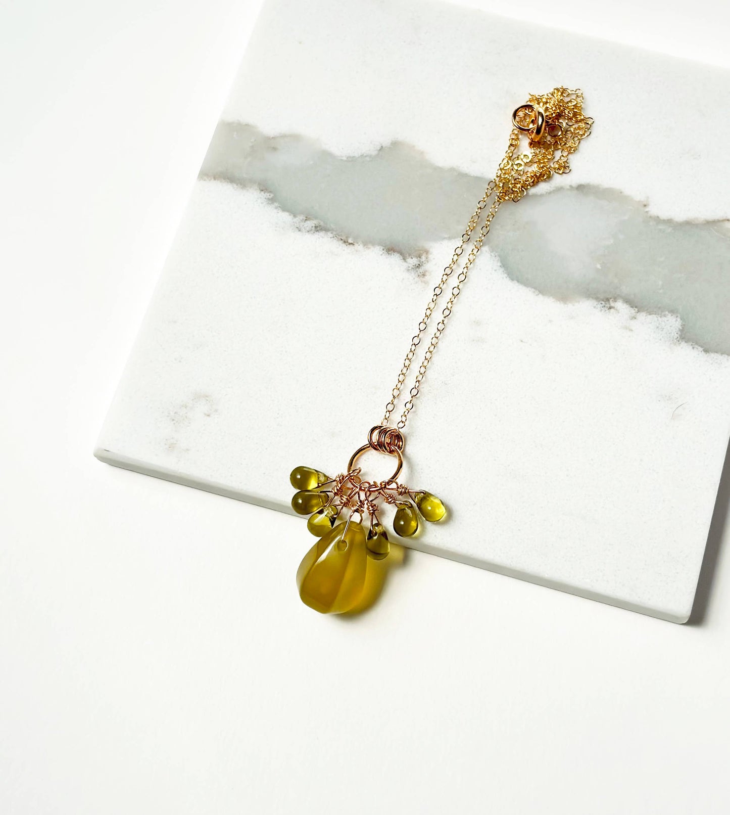Korean Jade Necklace | GF 17”