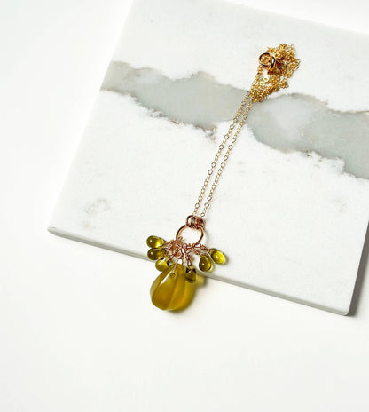 Korean Jade Necklace | GF 17”