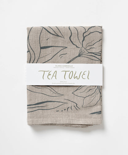 Iris Linen Tea Towel