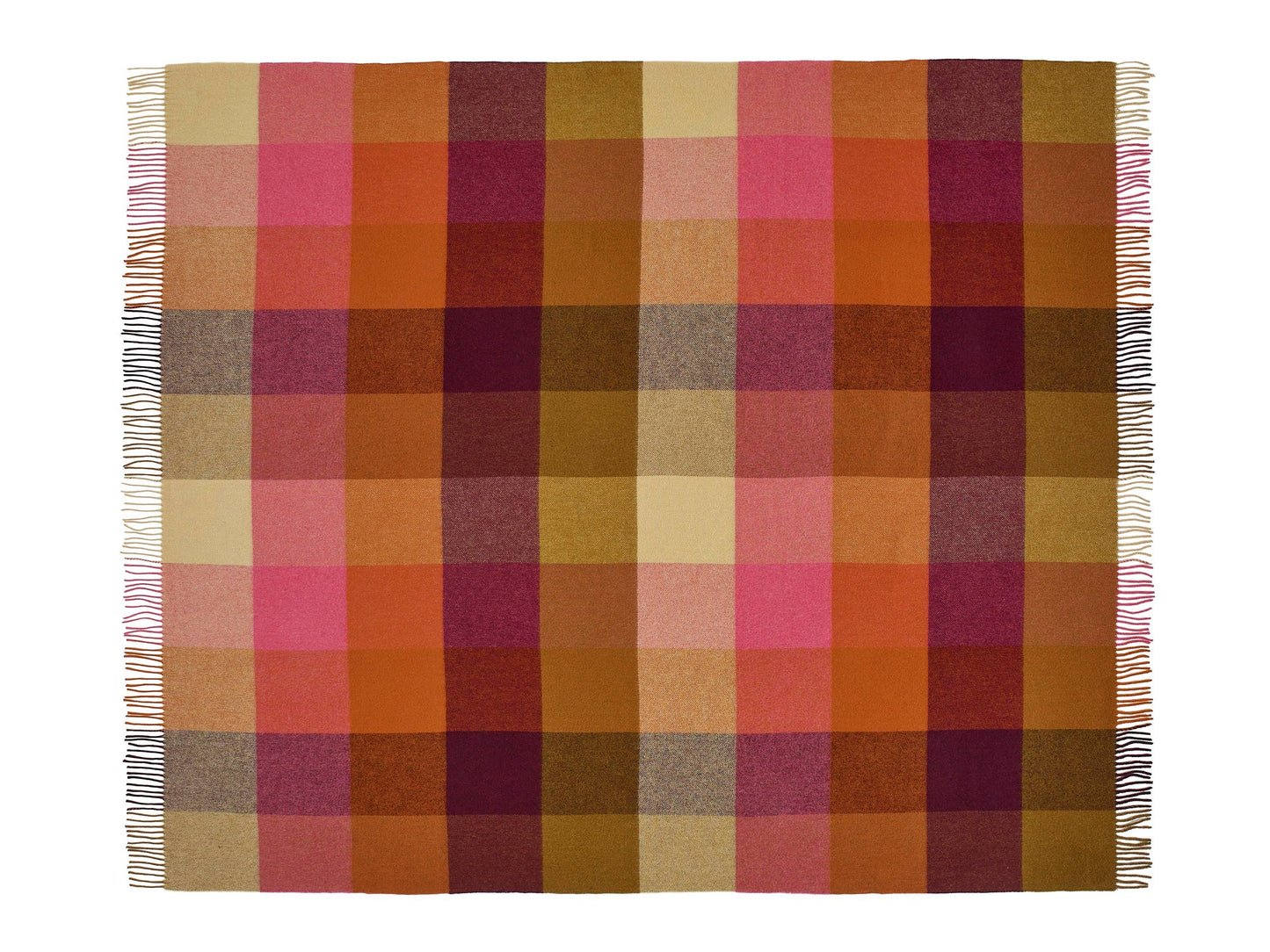 Burgundy Merino Lambswool - Made in UK: Burgundy