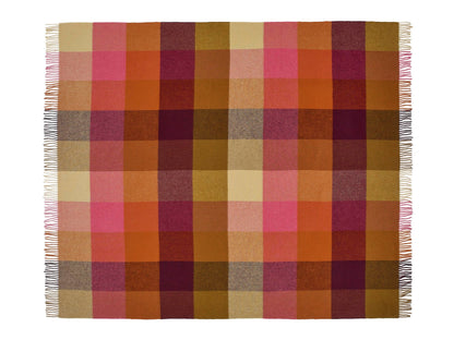 Burgundy Merino Lambswool - Made in UK: Burgundy