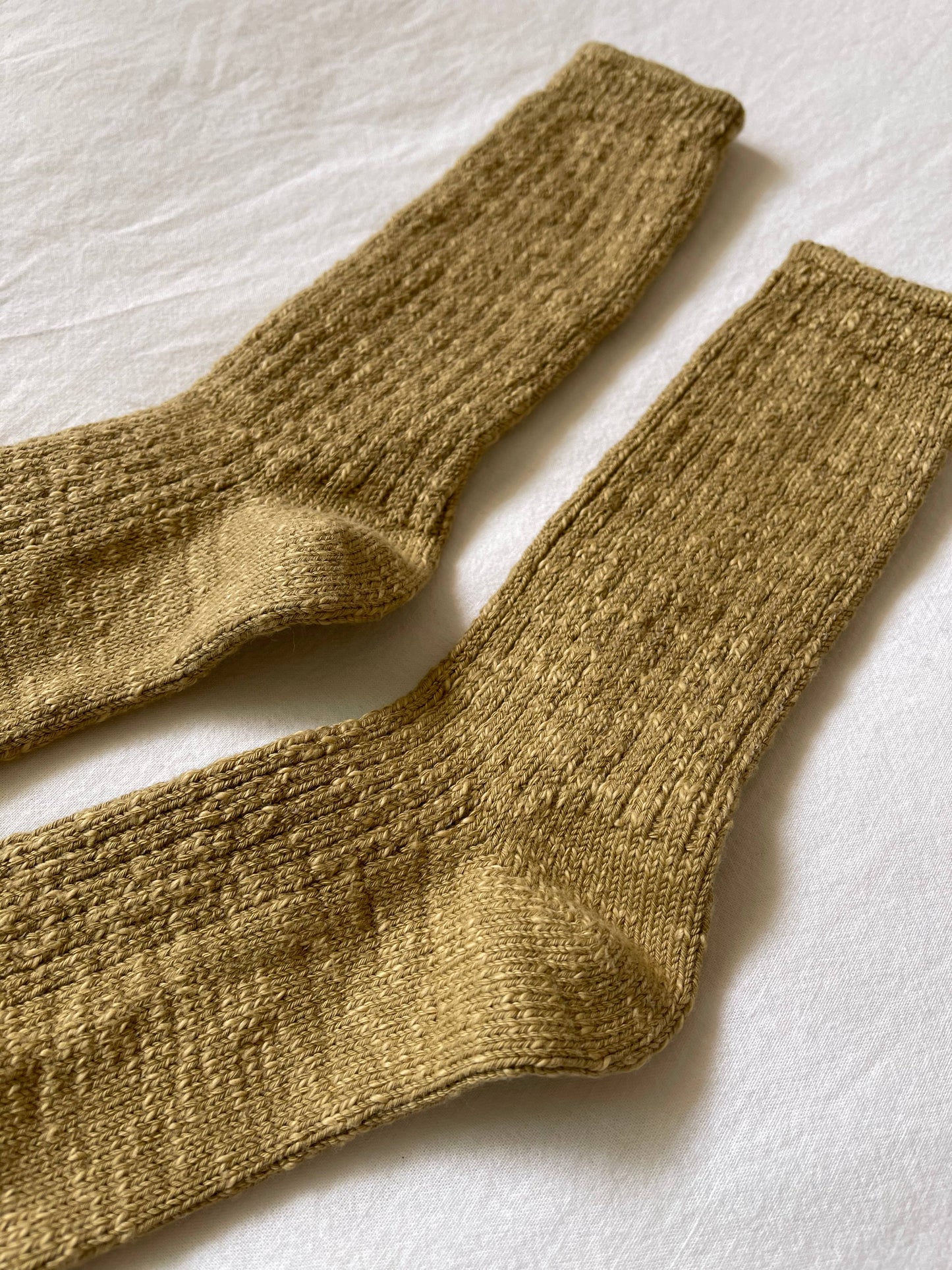 Cottage Socks: Ht. Grey