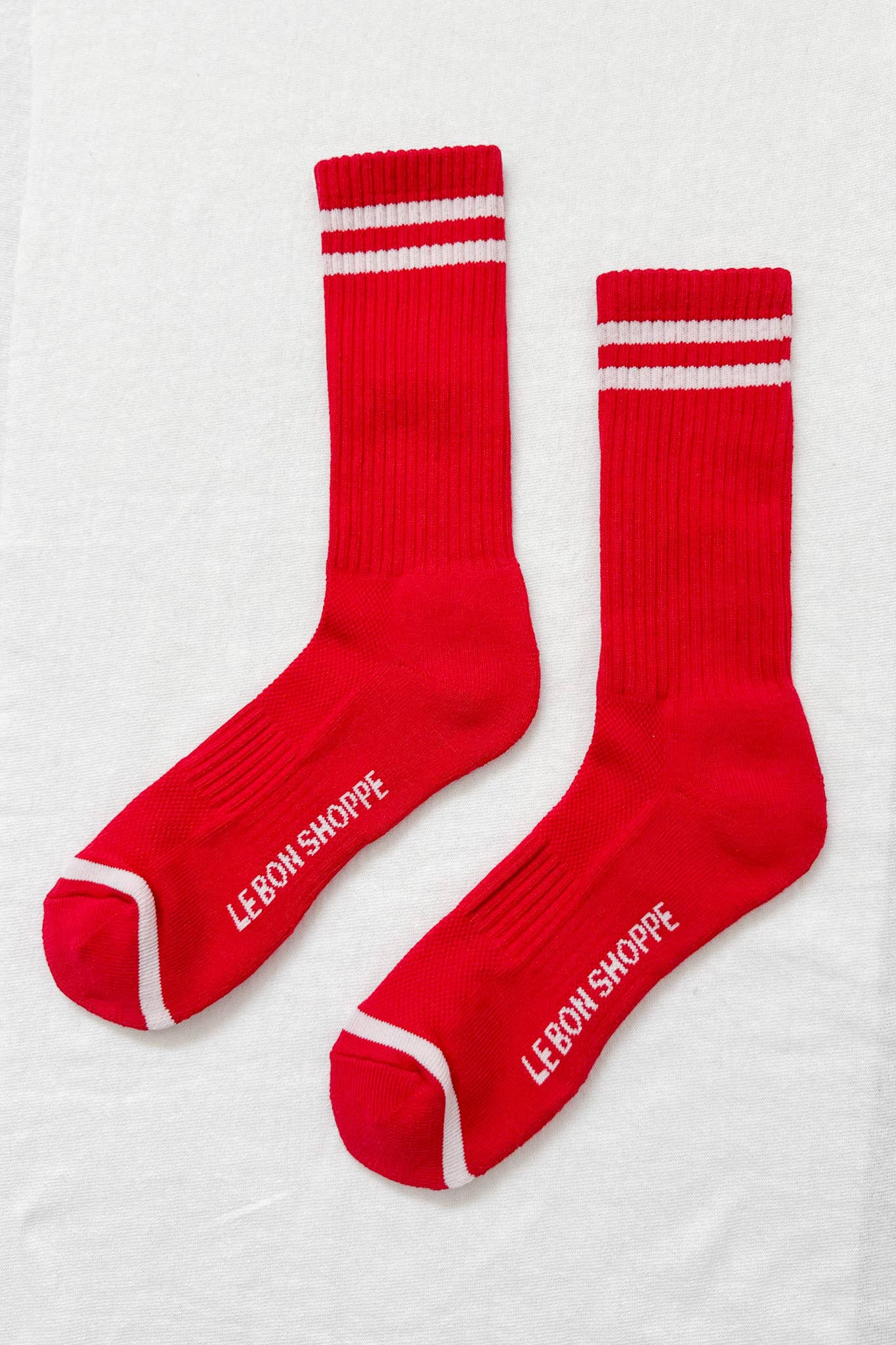 Le Bon Shoppe - Extended Boyfriend Socks: Parchment