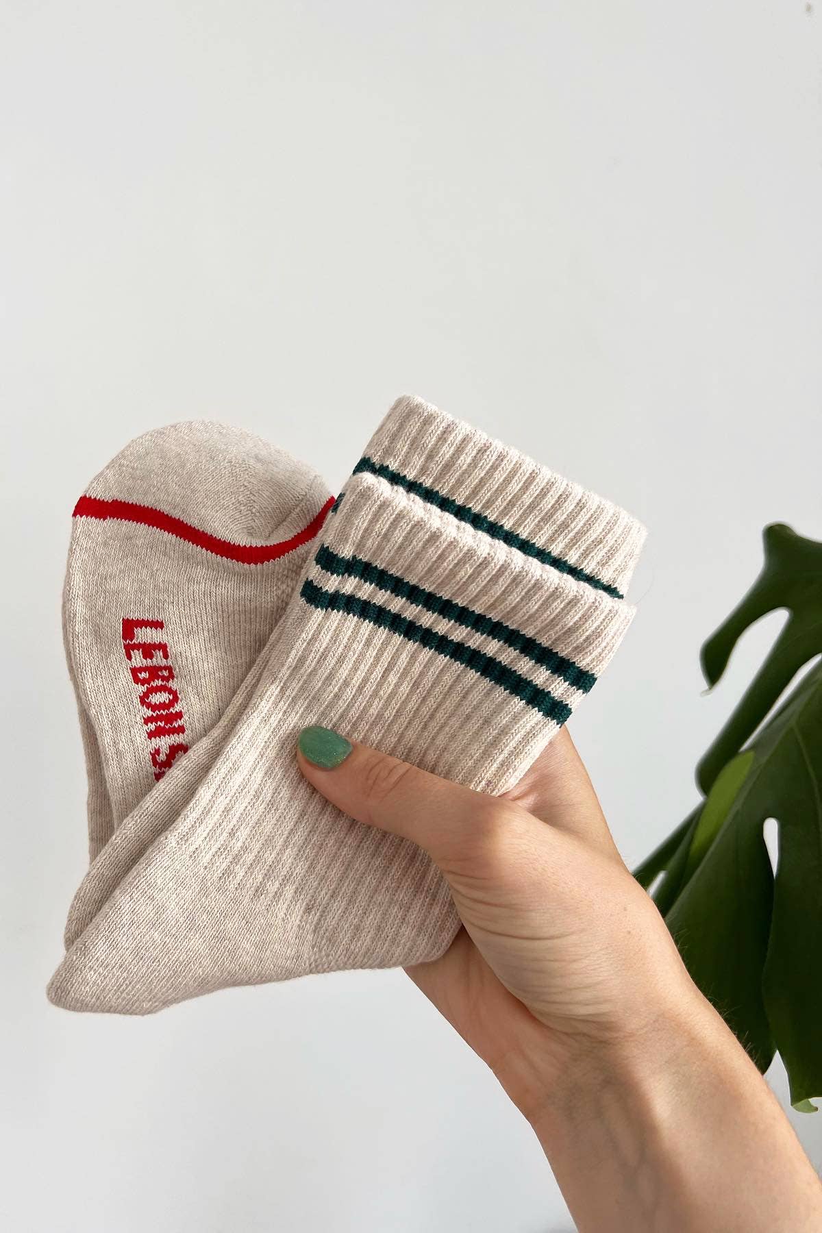 Boyfriend Socks: Cashew