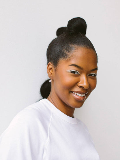 Dainty Dot Earrings: Field / Gold