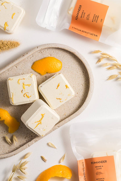 Botanical Shower Steamers - Orange Clove