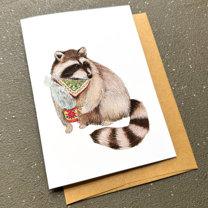 Critters and Cups - Rocky Raccoon