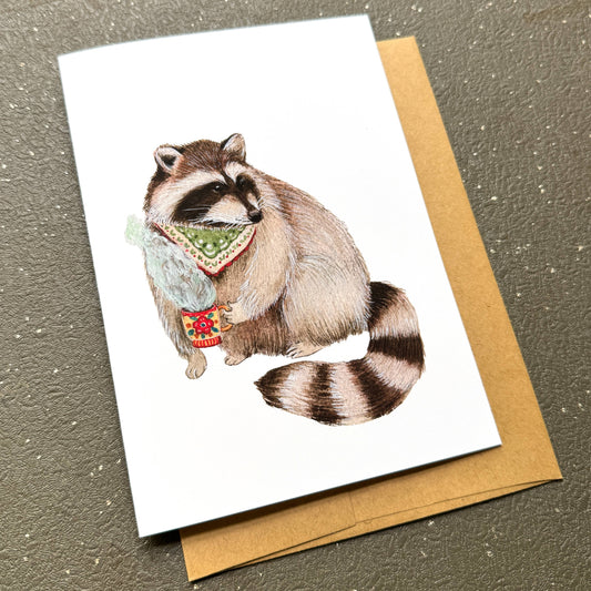 Critters and Cups - Rocky Raccoon