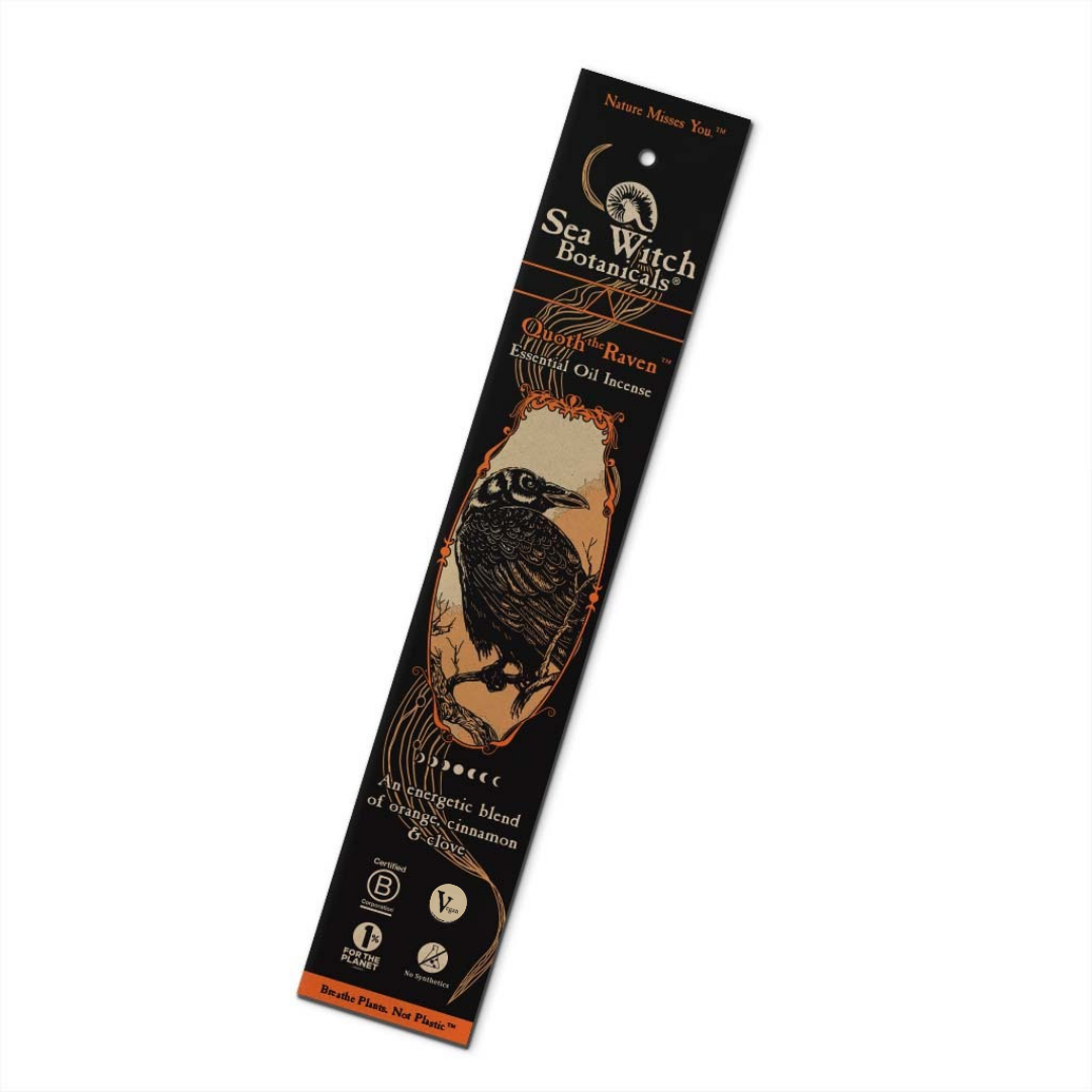 Sea Witch Botanicals - Classic Incense 20pks - Quoth the Raven