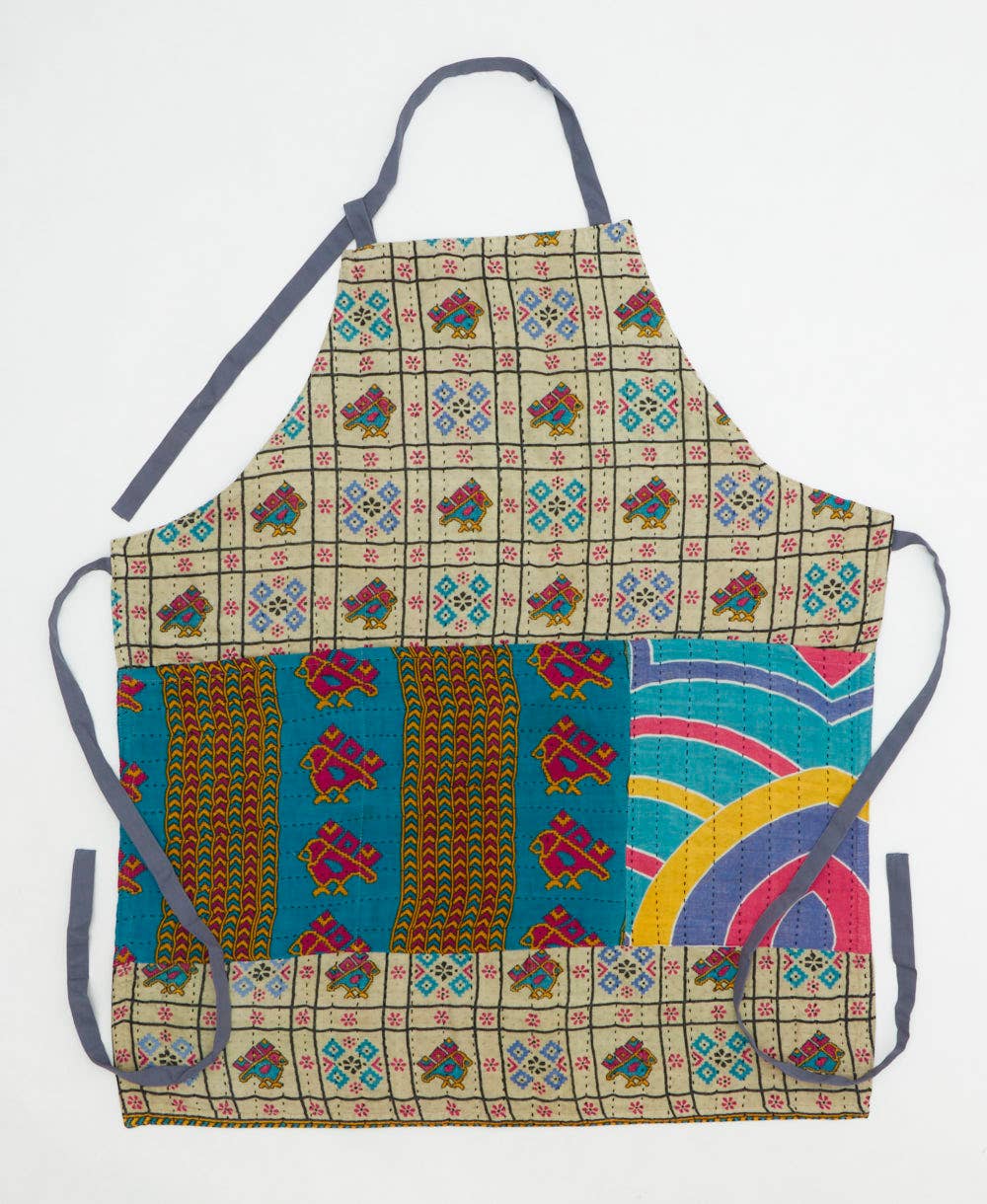 Kantha Bib Apron - No. 250625