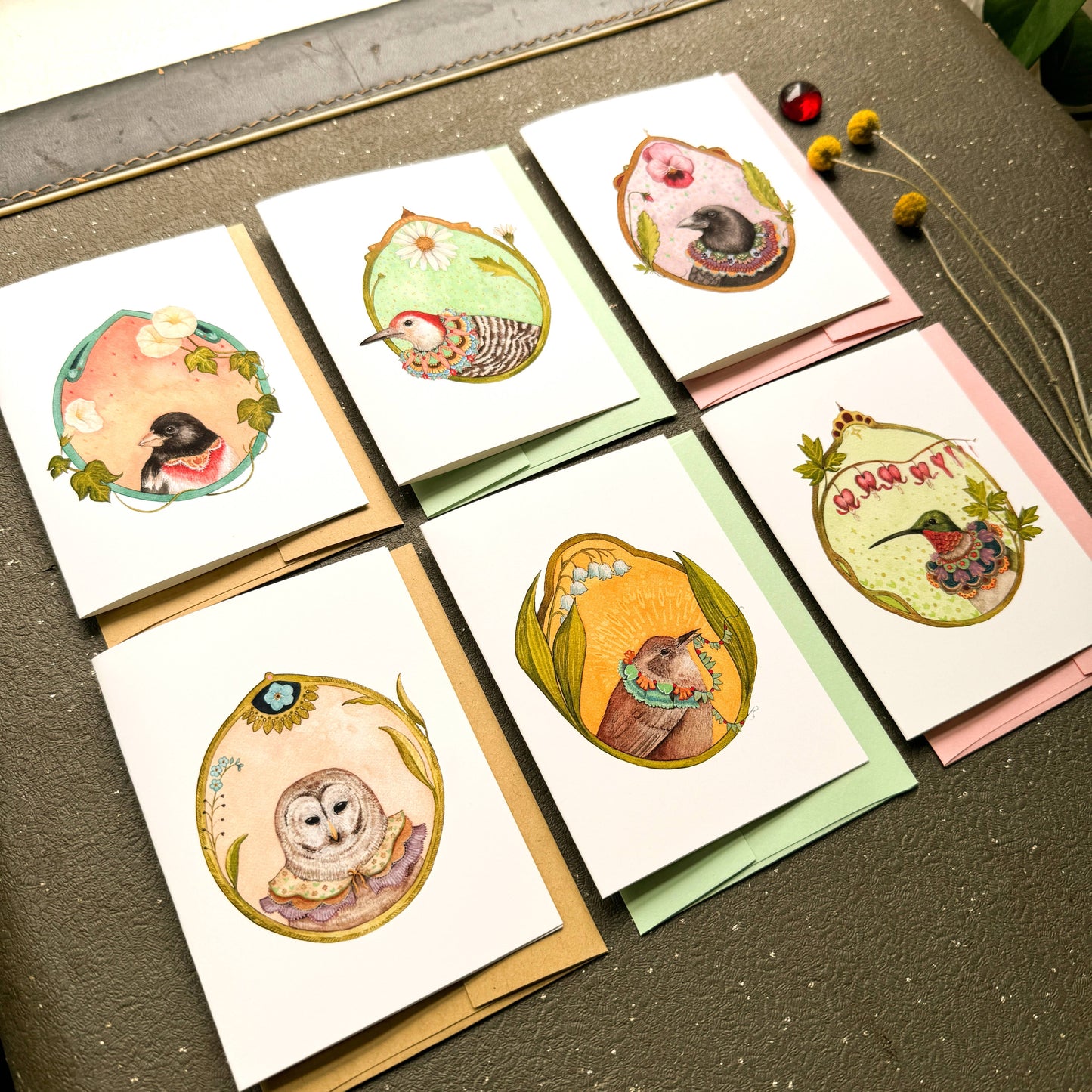 Floral Flight Crew - Small Card Pack