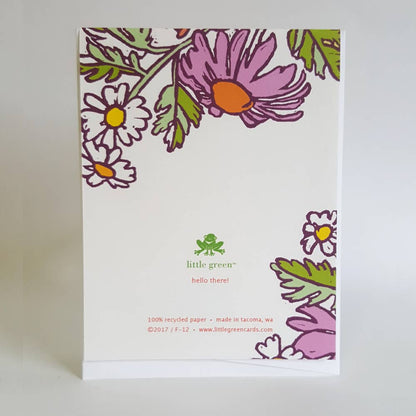 Hello There Botanical Friendship Greeting Card / Art Card