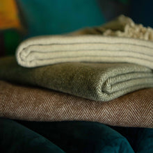 Load image into Gallery viewer, Cotton Herringbone Throws
