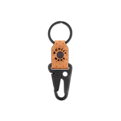 Woolly Made - Clip Keychain: Tan