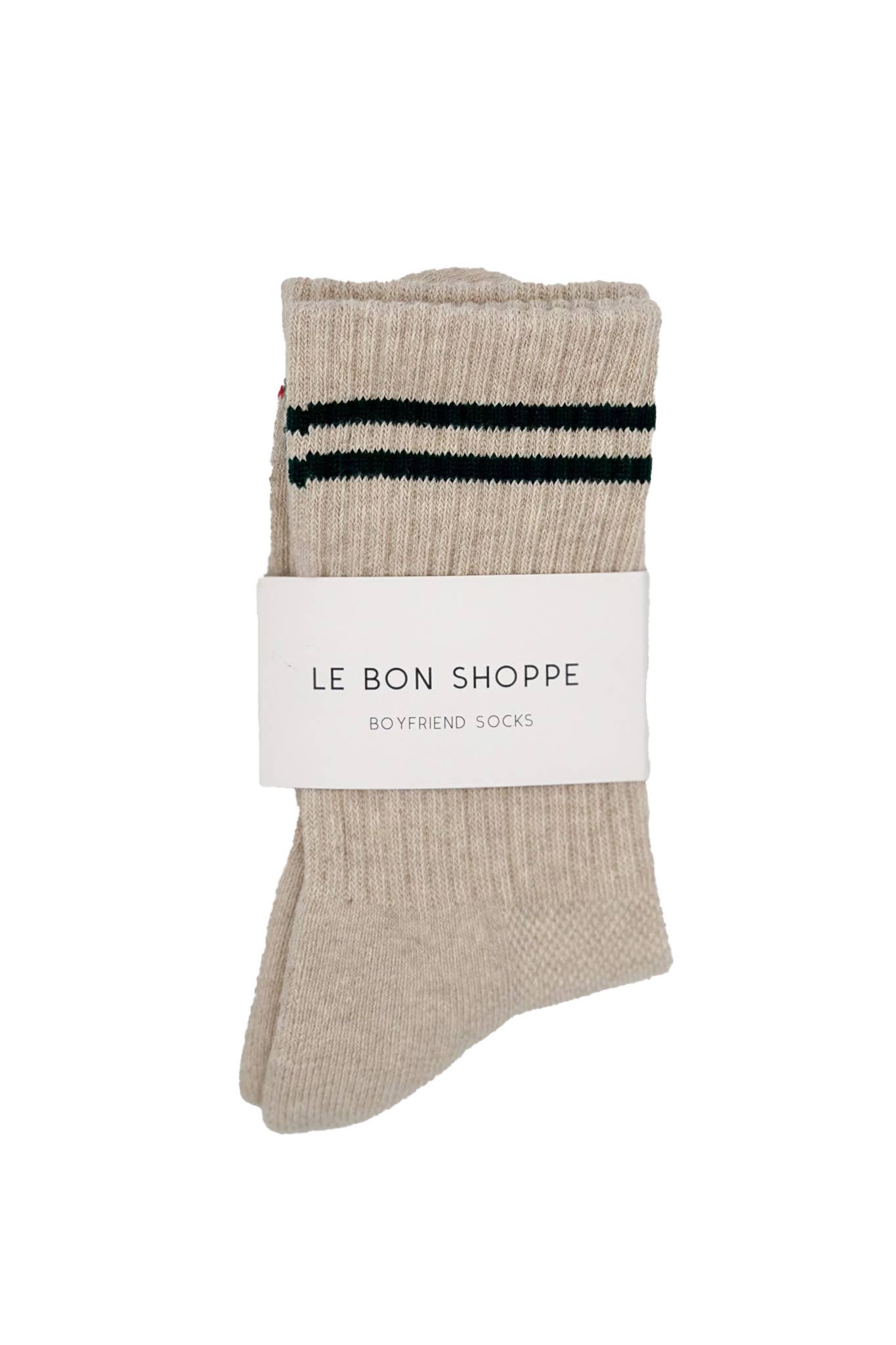 Boyfriend Socks: Cashew