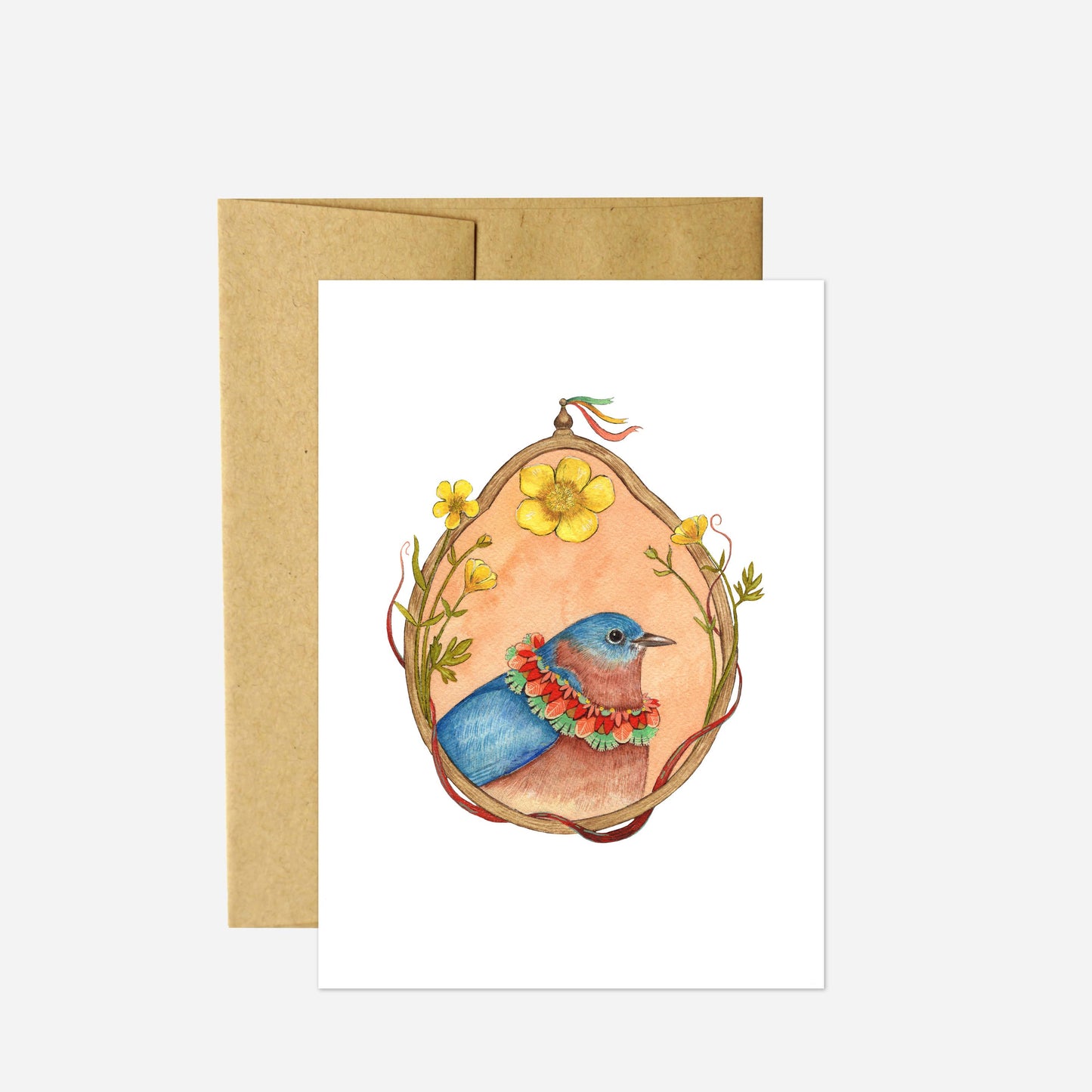 Bluebird of Buttercups Card